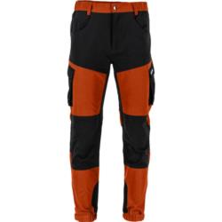 Spodnie robocze ceglasto-czarne stretch 2XL Lahti Pro L4053905