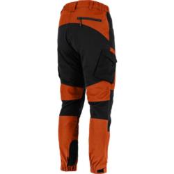 Spodnie robocze ceglasto-czarne stretch 2XL Lahti Pro L4053905