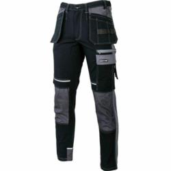 Spodnie robocze czarno-szare ze wzmocnieniem 2XL Lahti Pro L4052005