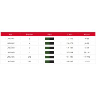 Spodnie robocze ochronne stretch zielono-czarne M Lahti Pro L4053802 Spodnie robocze ochronne stretch zielono-czarne M Lahti Pro L4053802