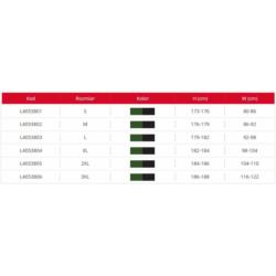 Spodnie robocze ochronne stretch zielono-czarne L Lahti Pro L4053803