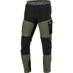 Spodnie robocze ochronne stretch zielono-czarne S Lahti Pro L4053801