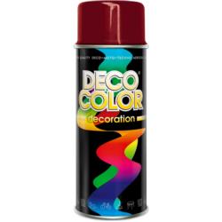Lakier w sprayu Deco Color Decoration purpurowy 400ml RAL 3004