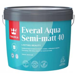 Farba Everal Aqua Semi-Matt 40 Baza C 9L Tikkurila