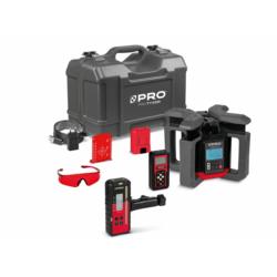 Laserowy niwelator rotacyjny Tyxer R3 z czerwoną wiązką i detektorem PRO-L1324