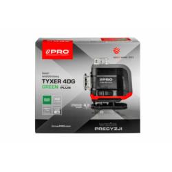 Laser wieloliniowy Tyxer 4DG Zestaw PLUS zielony 4×360° PRO-L1309