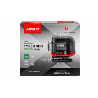 Laser wieloliniowy Tyxer 4DG Zestaw PLUS zielony 4×360° PRO-L1309