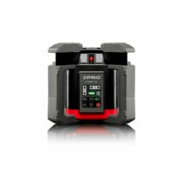 Laserowy niwelator rotacyjny Tyxer R2 z czerwoną wiązką i detektorem PRO-L1322