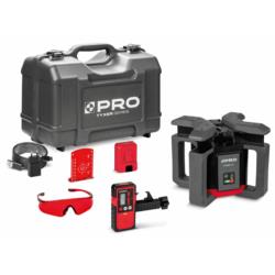 Laserowy niwelator rotacyjny Tyxer R1 z czerwoną wiązką i detektorem PRO-L1321