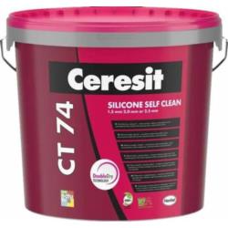 Tynk silikonowy Ceresit CT74 1,5mm 25kg baza biała