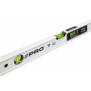 Poziomnica cyfrowa PRO900 Digital M 60 biała z magnesami z pokrowcem Poziomnica cyfrowa PRO900 Digital M 60 biała z magnesami z pokrowcem