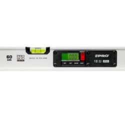 Poziomnica cyfrowa PRO900 Digital M 60 biała z magnesami z pokrowcem