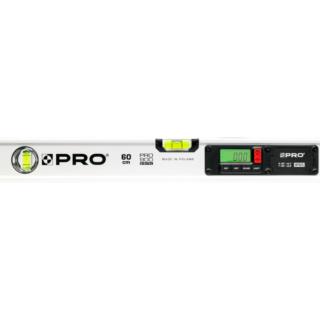 Poziomnica cyfrowa PRO900 Digital M 80 biała z magnesami z pokrowcem