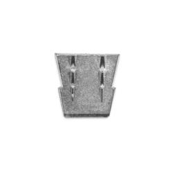 Klin aluminiowy do siekiery Kuznia 7,5*25,5*44mm