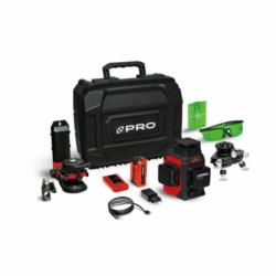 Laser wieloliniowy PRO-AQ3DG (zielona wiązka) Zestaw Plus