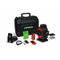 Laser wieloliniowy PRO-AQ4DG (zielona wiązka) Zestaw Plus