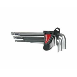 Klucze imbusowe z kulką wydłużone 1,5-10mm Proline 48329 9szt/op