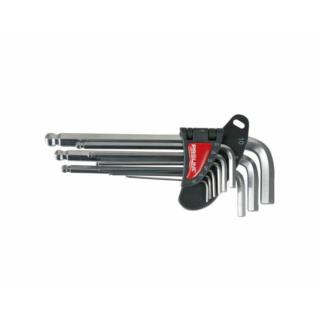 Klucze imbusowe z kulką wydłużone 1,5-10mm Proline 48329 9szt/op