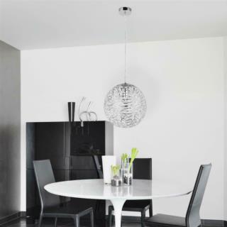 Lampa Wisząca Sufitowa Adria Rabalux E27 60W Srebrna 6100