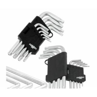 Klucze Torx z otworem krótkie T10-T50 Rexxer RA-05-400 9szt/op Klucze Torx z otworem krótkie T10-T50 Rexxer RA-05-400 9szt/op