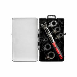 Zestaw kluczy kątowych z grzechotką 8-19mm PRO-ZK233 8szt/op