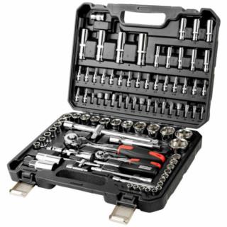 Zestaw kluczy nasadowych z grzechotkami 1/2" i 1/4" 94szt. PRO-WK405