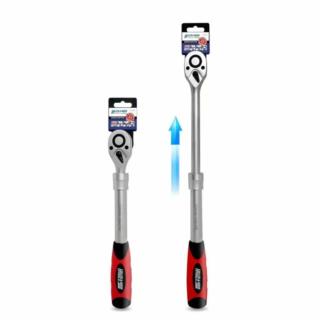 Grzechotka teleskopowa 1/2" 72 zęby Dedra 17J318Z