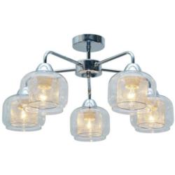 Lampa Sufitowa Ray Candellux E14 5x40W Srebrna 35-67104