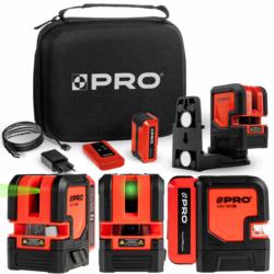 Laser krzyżowy PRO-AQ180G (zielona wiązka)