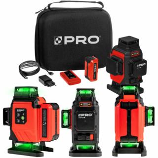 Laser wieloliniowy 4x360 stopni zielony PRO PRO-L1211