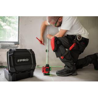 Laser wieloliniowy 4x360 stopni zielony PRO PRO-L1211