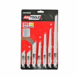 Zestaw brzeszczotów do piły szablastej do drewna i metalu AWTOOLS AW49758 28szt/op