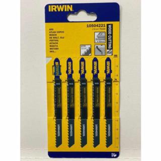 Brzeszczoty do wyrzynarki do drewna 92mm 8 TPI Irwin IRW10504221 5szt/op