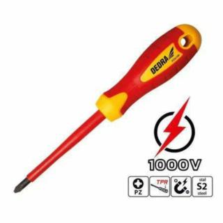 Wkrętak izolowany PZ0x60mm Dedra 06B020 Wkrętak izolowany PZ0x60mm Dedra 06B020