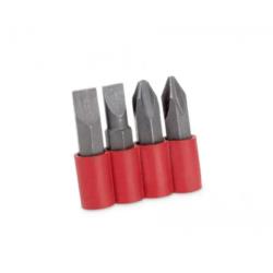 Wkrętak udarowy z zestawem 4 bitów Kreator KRT410003