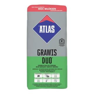 Zaprawa do styropianu i weł. Atlas Grawis DUO 25 kg 48szt/pal Zaprawa do styropianu i weł. Atlas Grawis DUO 25 kg 48szt/pal