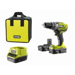 Wiertarko-wkrętarka akumulatorowa 18V Ryobi R18DD3-213S