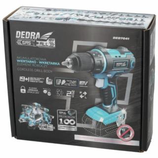 Wiertarko-wkrętarka akumulatorowa 18V 50Nm Dedra DED7041