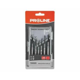 Wkrętaki zegarmistrzowskie Proline 10229 6szt/op Wkrętaki zegarmistrzowskie Proline 10229 6szt/op