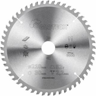 Piła tarczowa do drewna 184x30mm 44 zęby Glotech Piła tarczowa do drewna 184x30mm 44 zęby Glotech