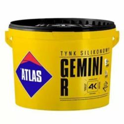 Tynk silikonowy Gemini R N15 baza biała 25kg Atlas