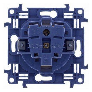 GNIAZDO SIMON 10 POJEDYŃCZE BIAŁY MODUŁ  CGZ1.01/11