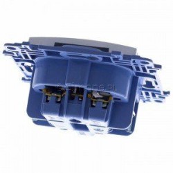 GNIAZDO SIMON 10 POJEDYŃCZE BIAŁY MODUŁ  CGZ1.01/11