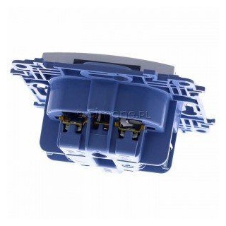 GNIAZDO SIMON 10 POJEDYŃCZE BIAŁY MODUŁ  CGZ1.01/11