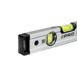Poziomnica anodowana z magnesami 30cm PRO 3-01-01-A6-030 Poziomnica anodowana z magnesami 30cm PRO 3-01-01-A6-030