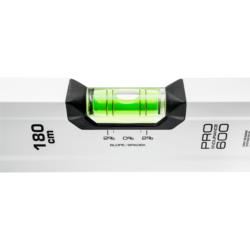 Poziomnica z libellą PRO600 180cm PRO 3-01-01-AB-180 Poziomnica z libellą PRO600 180cm PRO 3-01-01-AB-180