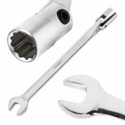 Klucz płasko-nasadowy przegubowy 19mm Rexxer RA-05-959