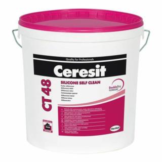 Farba silikonowa CT48 baza transparentna 15L Ceresit 24szt/pal