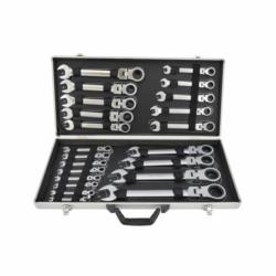 Zestaw kluczy płasko-oczkowych z grzechotką 6-32mm AWTOOLS AW39938 22szt/op