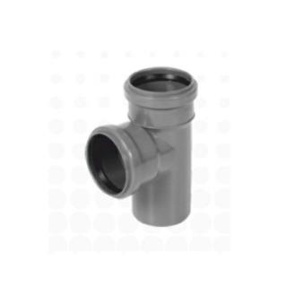 Trójnik kanalizacyjny PCV 75/75mm 45° Tycner 216